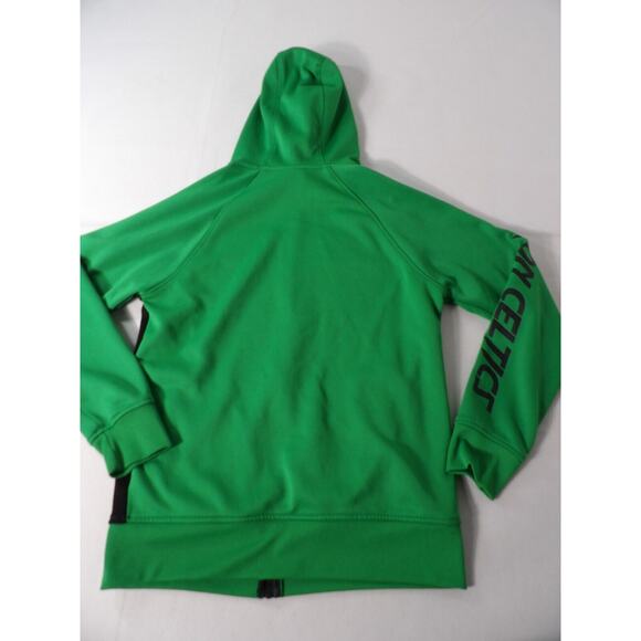 NBA Boston Celtics Small Hoodie Full Zip Green Black Boston Logo Scuba Material - Picture 14 of 14